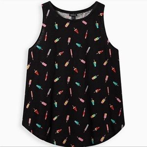 Torrid Size 2 (18/20) Classic Fit Heritage Slub Ice Pop Tank